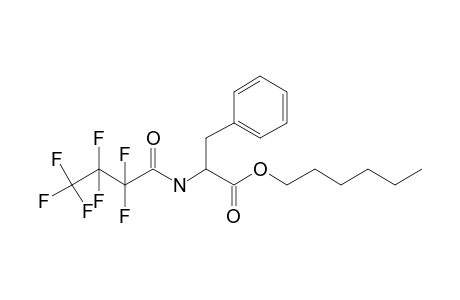 L-Phenylalanine, N-heptafluorobutyryl-, hexyl ester