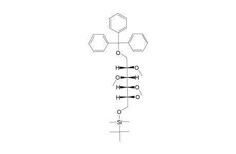 6-O-(TERT.-BUTYLDIMETHYLSILYL)-2,3,4-TRI-O-METHYL-1-O-TRITYL-D-GLUCITOL