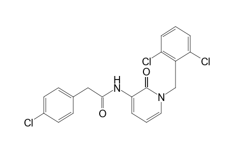 2-(p-CHLOROPHENYL)-N-[1-(2,6-DICHLOROBENZYL)-1,2-DIHYDRO-2-OXO-3-PYRIDYL]ACETAMIDE