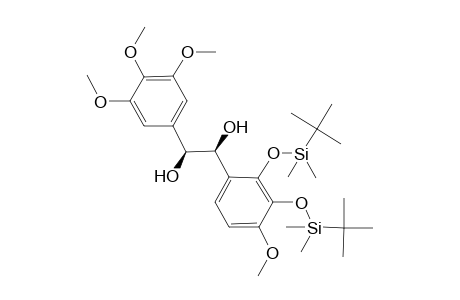 (1S,2S)-1-[2,3-bis[[tert-butyl(dimethyl)silyl]oxy]-4-methoxy-phenyl]-2-(3,4,5-trimethoxyphenyl)ethane-1,2-diol