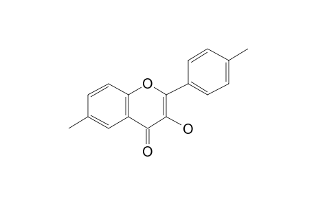 4H-1-Benzopyran-4-one, 3-hydroxy-6-methyl-2-(4-methylphenyl)-