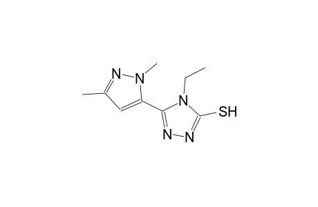 5-(1,3-dimethyl-1H-pyrazol-5-yl)-4-ethyl-4H-1,2,4-triazole-3-thiol