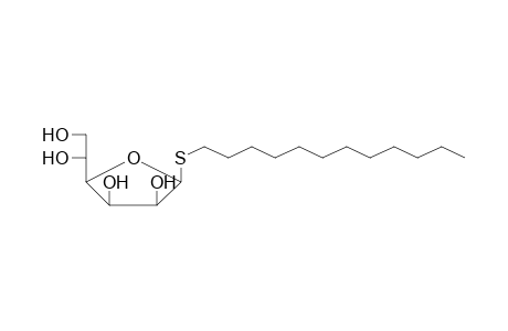 .beta.-D-Mannothiofuranoside, S-dodecyl-