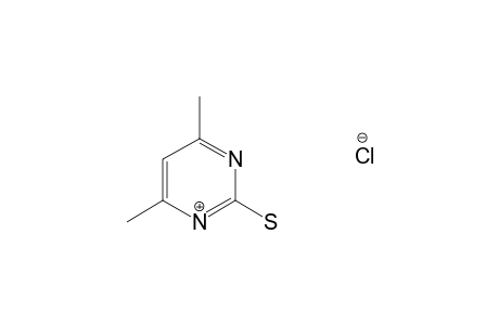 4,6-dimethyl-2-pyrimidinethiol, hydrochloride