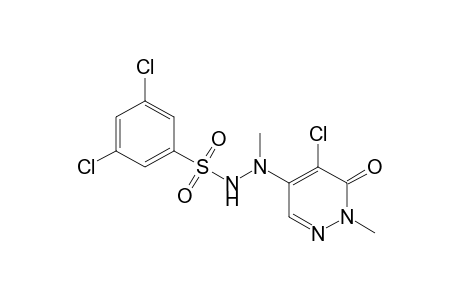 3,5-dichlorobenzenesulfonic acid, 2-(5-chloro-1,6-dihydro-1-methyl-6-oxo-4-pyridazinyl)-2-methylhydrazide