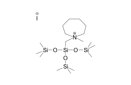 TRIS(TRIMETHYLSILYLOXY)(PERHYDROAZEPINOMETHYL)SILANE IODOMETHYLATE