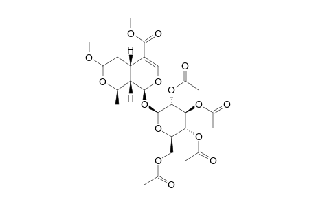 1H,3H-Pyrano[3,4-C]pyran-5-carboxylic acid, 8-(.beta.-D-glucopyranosyloxy)-4,4A,8,8A-tetrahydro-3-methoxy-1-methyl-, methyl ester, (1R,4as,8S,8as)-, 4ac derivative