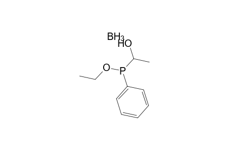 1-Hydroxy-ethyl phenylphosphinous acid-borane ethyl ester