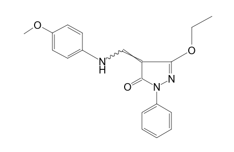 4-[(p-ANISIDINO)METHYLENE]-3-ETHOXY-1-PHENYL-2-PYRAZOLIN-5-ONE