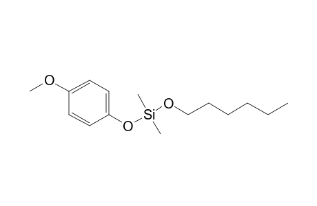 Silane, dimethyl(4-methoxyphenoxy)hexyloxy-