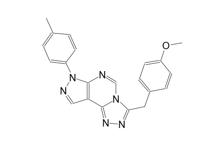 3-(4-methoxybenzyl)-7-(4-methylphenyl)-7H-pyrazolo[4,3-e][1,2,4]triazolo[4,3-c]pyrimidine