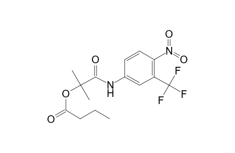 1,1-Dimethyl-2-[4-nitro-3-(trifluoromethyl)anilino]-2-oxoethyl butyrate