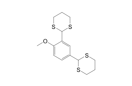 2,4-Di(1,3-dithian-2-yl)phenyl methyl ether