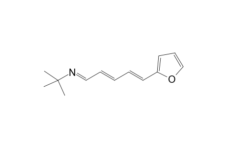 1-(Tert-butylimino)-5-(2-furyl)pent-2(E),4(E)-diene