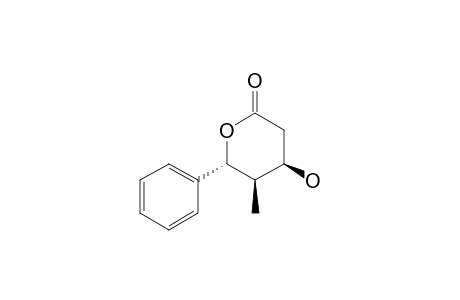 (4R,5R,6R)-4-hydroxy-5-methyl-6-phenyl-2-oxanone