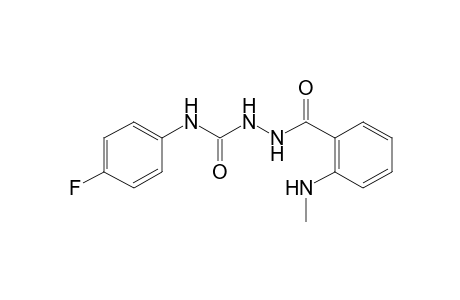 4-(p-fluorophenyl)-1-(N-methylanthraniloyl)semicarbazide