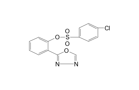 o-(1,3,4-oxadiazol-2-yl)phenol, p-chlorobenzenesulfonate (ester)