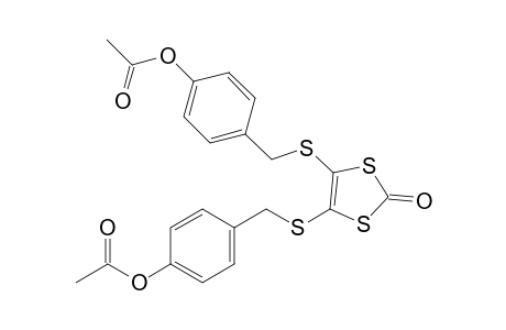 4,5-Bis(p-acetoxybenzylsulfanyl)-1,3-dithiole-2-one