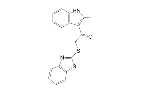 2-(1,3-benzothiazol-2-ylsulfanyl)-1-(2-methyl-1H-indol-3-yl)ethanone