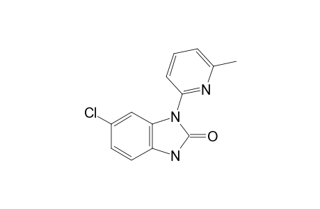 6-chloro-1-(6-methyl-2-pyridyl)-2-benzimidazolinone