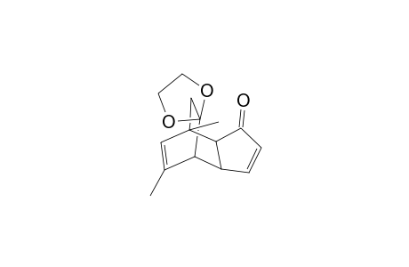 1,11-Dimethylspiro[1,3-dioxolane-2,8'-endo-tricyclo[5.2.2.0(2,6)]undeca-4',10'-dien]-3'-one