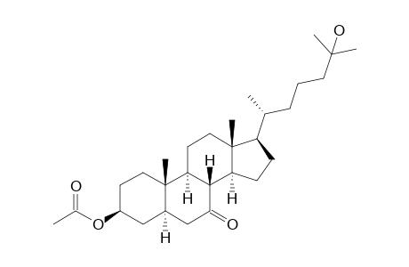 3.beta.-Acetoxy-7-keto-5.alpha.-cholestan-25-ol