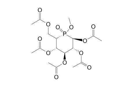 1,2,3,4,6-Penta-O-acetyl-5-deoxy-5-C-[(R)-methoxyphosphinyl]-.beta.-D-glucopyranose