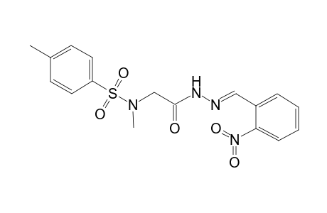 2-[methyl(p-tolylsulfonyl)amino]-N-[(E)-(2-nitrophenyl)methyleneamino]acetamide