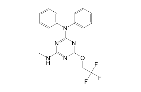 1,3,5-triazine-2,4-diamine, N~2~-methyl-N~4~,N~4~-diphenyl-6-(2,2,2-trifluoroethoxy)-
