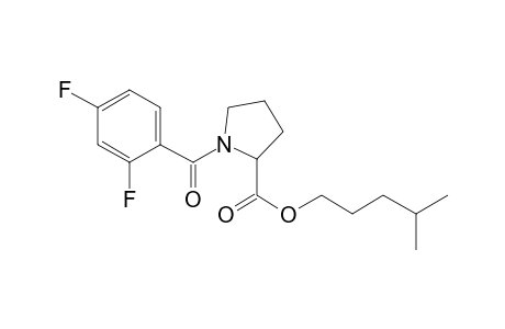 L-Proline, N-(2,4-difluorobenzoyl)-, isohexyl ester