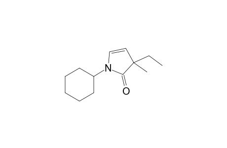 N-Cyclohexyl-3-ethyl-3-methyl-1,3-dihydropyrrol-2-one