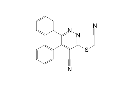 3-Cyanomethylthio-4-cyano-5,6-diphenylpyridazine