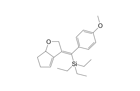 (E)-((6,6a-Dihydro-2H-cyclopenta[b]furan-3(5H)-ylidene)(4-methoxyphenyl)methyl)triethylsilane