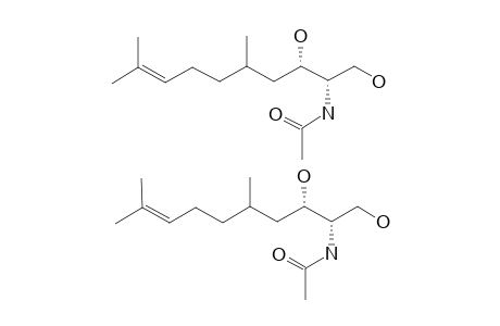 (+/-)-(2R*,3R*)-THREO-2-ACETAMIDO-5,9-DIMETHYL-8-DECENE-1,3-DIOL