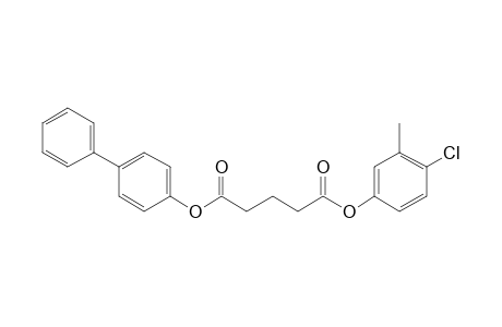 Glutaric acid, 4-chloro-3-methylphenyl 4-biphenyl ester