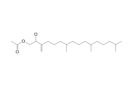 2-Hydroxy-3-methylidene-7,11,15-trimethylhexadecanyl acetate