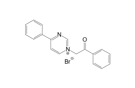 1-phenacyl-4-phenylpyrimidinium bromide