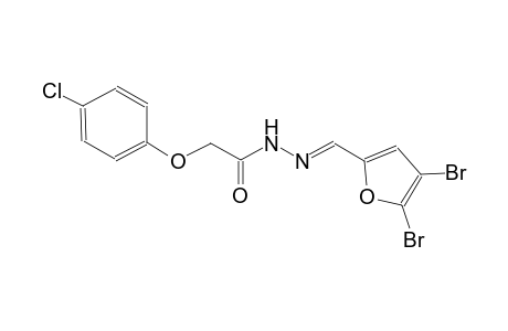 2-(4-chlorophenoxy)-N'-[(E)-(4,5-dibromo-2-furyl)methylidene]acetohydrazide