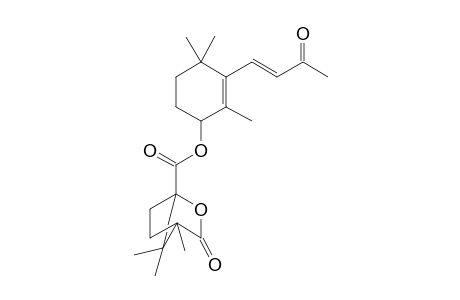 2,4,4-Trimethyl-3-[(1E)-3-oxo-1-butenyl]-2-cyclohexen-1-yl 4,7,7-trimethyl-3-oxo-2-oxabicyclo[2.2.1]heptane-1-carboxylate