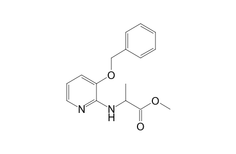 Methyl N-(3-benzyloxy-2-pyridyl).alpha.-alaninate