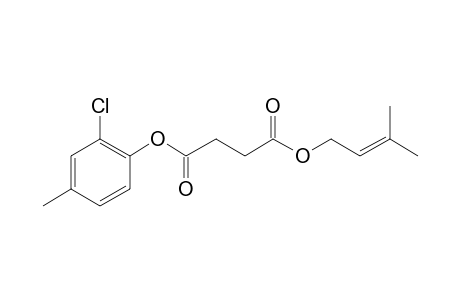 Succinic acid, 3-methylbut-2-en-1-yl 2-chloro-4-methylphenyl ester