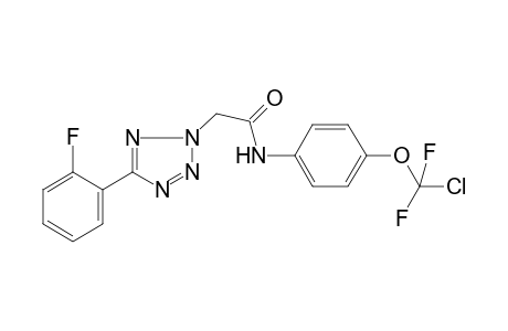 2H-tetrazole-2-acetamide, N-[4-(chlorodifluoromethoxy)phenyl]-5-(2-fluorophenyl)-