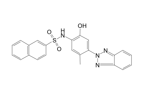 N-[4-(2H-1,2,3-benzotriazol-2-yl)-2-hydroxy-5-methylphenyl]-2-naphthalenesulfonamide