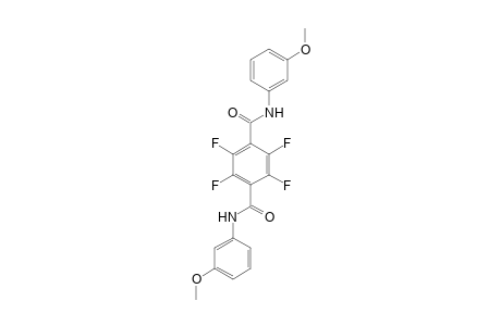 2,3,5,6-tetrafluoro-1-N,4-N-bis(3-methoxyphenyl)benzene-1,4-dicarboxamide