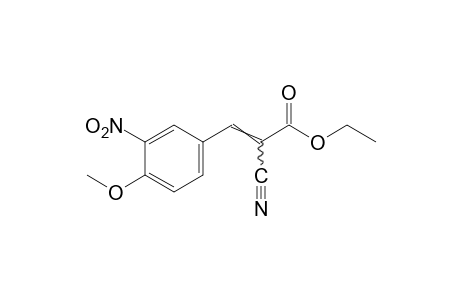 alpha-cyano-4-methoxy-3-nitrocinnamic acid, ethyl ester