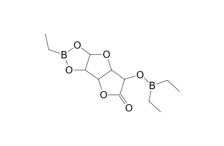 2-Ethyl-5-oxohexahydrofuro[2',3':4,5]furo[2,3-d][1,3,2]dioxaborol-6-yl diethylborinate