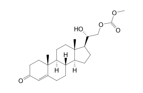 20Beta,21-dihydroxypregn-4-en-3-one, 21-(methyl carbonate)