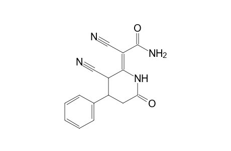 (Z)-6-Carbamoylcyanomethylene-5-cyano-4-phenyl-2-piperidone