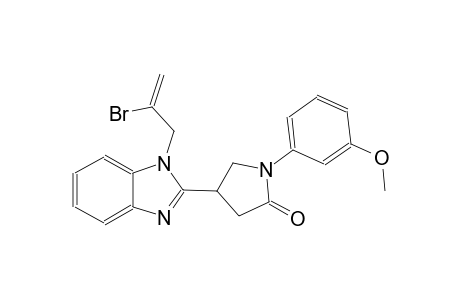 4-[1-(2-bromo-2-propenyl)-1H-benzimidazol-2-yl]-1-(3-methoxyphenyl)-2-pyrrolidinone