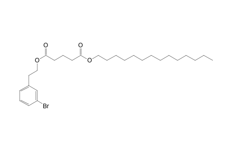 Glutaric acid, 2-(3-bromophenyl)ethyl tetradecyl ester